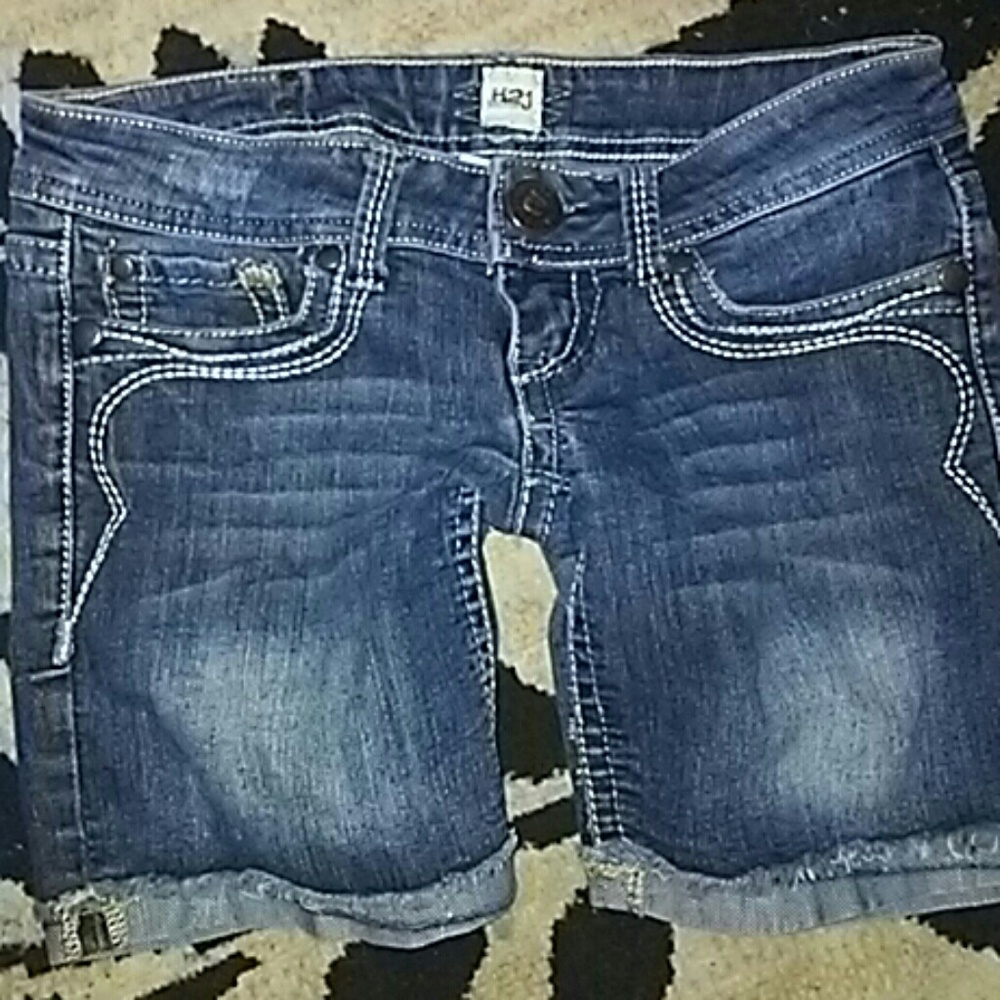 H2j denim shorts. Size 0